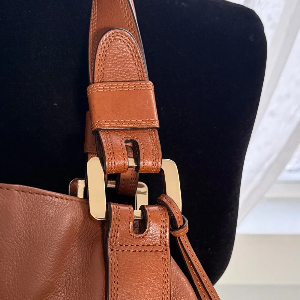 Michael Kors Tan Leather Shoulder Bag
